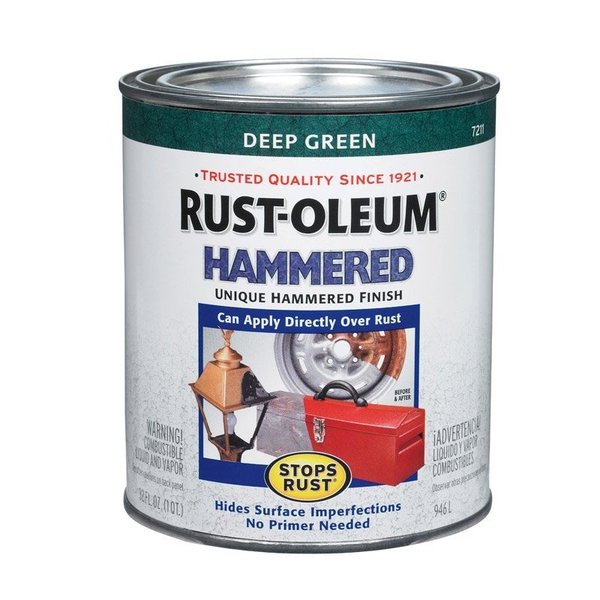 Rust-Oleum Paint Hammer Deepgrn Qt 7211-502